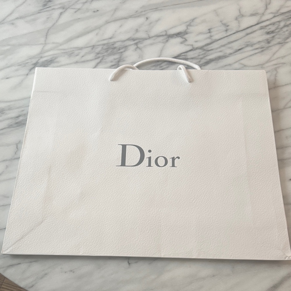 Dior Classic White Tote Bag